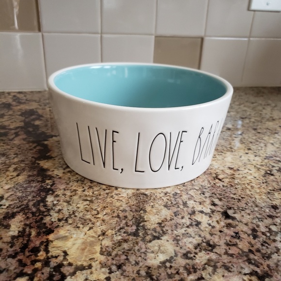 rae dunn live love bark bowl
